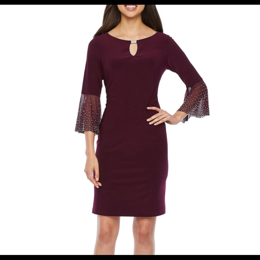 Merlot occasion dress
